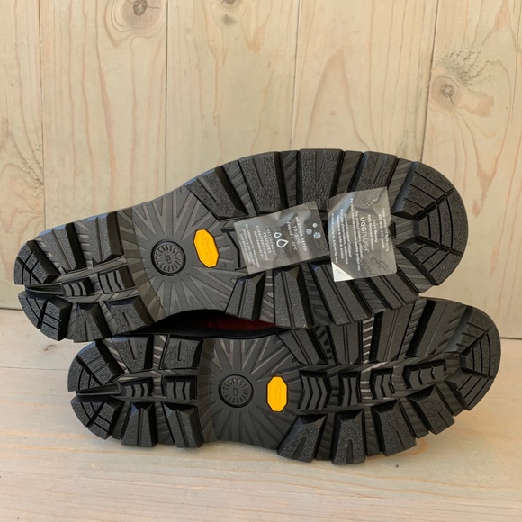 UGG KIRKSON BROWN  WATERPROOF LEATHER/ SHEEPWOOL BOOTS, MEN US  14 NIB - Picture 6 of 7